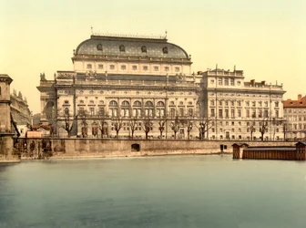 Théâtre national de Prague, publié vers 1890 - 1900
